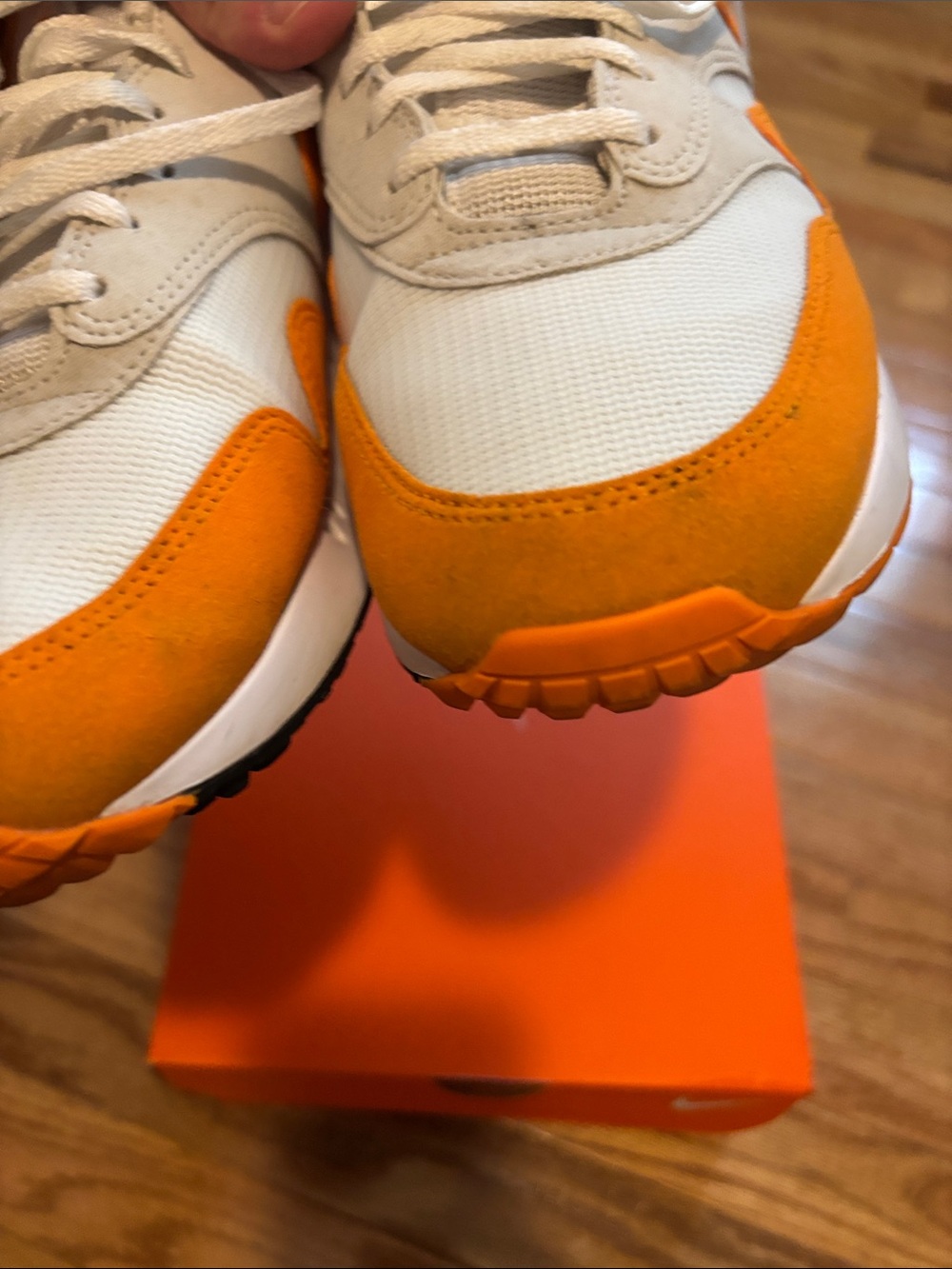 Nike Air Max '86 OG golf White and Orange Low-Top Sneakers - Picture 6 of 11